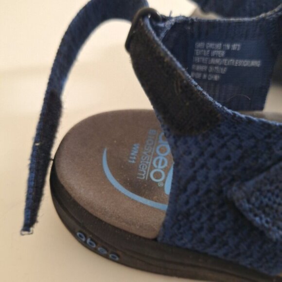 Abeo Womens Blue Sandals 11 - Picture 6 of 6